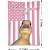 Welcome to My Crib Duck Flag 2x3 Feet Funny Flags for Bedroom Indoor Wall Art Cool Tapestry with Brass Grommets for Teens Children Dorm Room