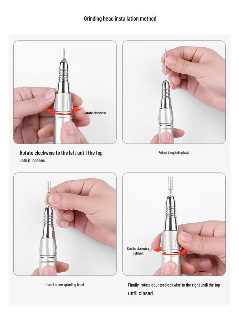 101 Portable Nail Salon Grinder: Rechargeable Tool for Nail Shaping, Polishing, Removal of Dead Skin and Nails