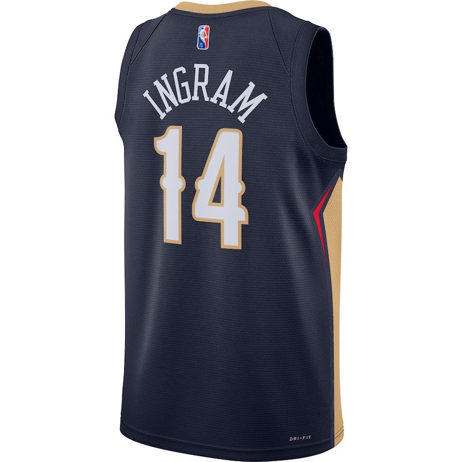 Nike Top fără mâneci tip maieu Swingman NBA New Orleans Pelicans 'Ingram 14' DB3581-420