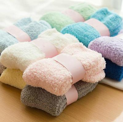 Cozy Cashmere Socks Men Women Unisex  Winter Warm Boots Sleeping Bed Floor Home  Fluffy  Female Male