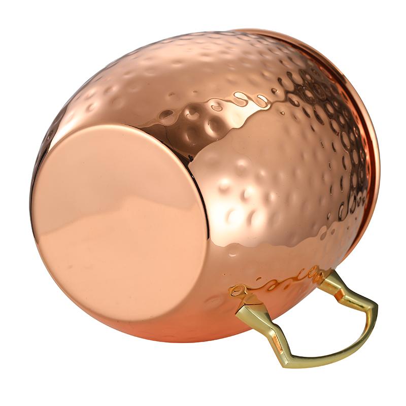 Obří tepaný hrnek na Moscow Mule, Mega hrnek, Hrnek jako ledová nádoba, 5 l