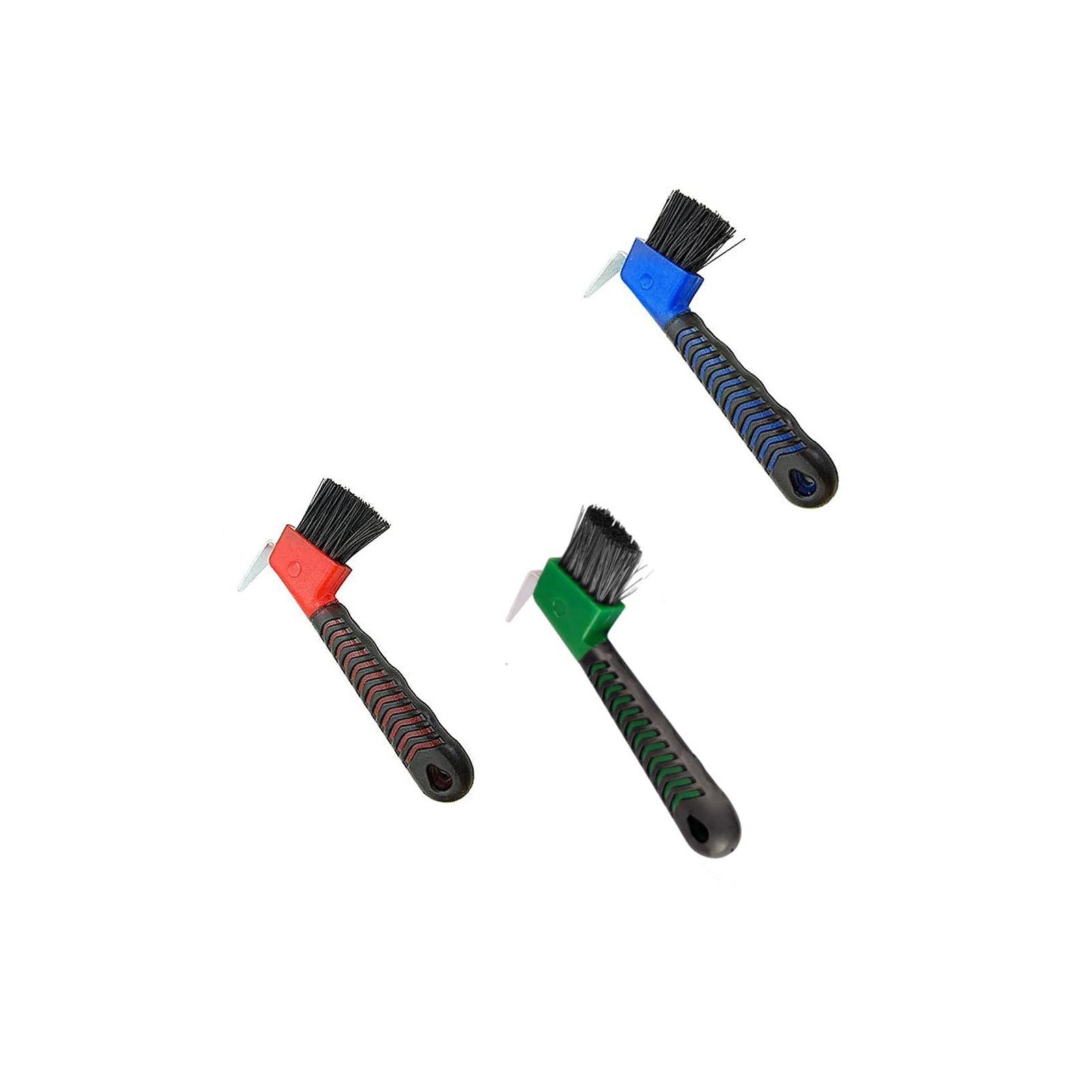 Compacts Portable Horse Hoof Scrapers and Brush Set Easy to Carry in Saddles Bags Durability Horse Grooming Tool