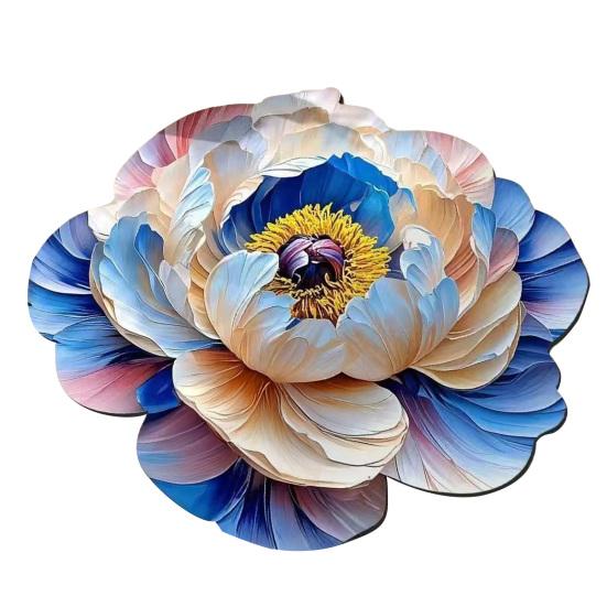 Padlószőnyeg 3D Virágos Mintával Csúszásmentes Pontozott Dombornyomott Hátoldal Ajtószőnyeg Gyorsan Száradó Nedvszívó Fürdőszobai Bejárati Szőnyeg