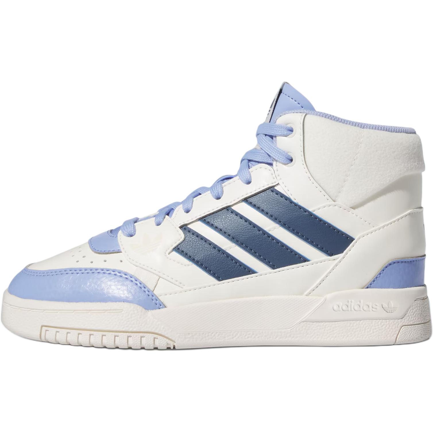 

Adidas Оригинальные кроссовки Drop Step Se Удобные Универсальные Нескользящие Прочные Высокие Детские Кроссовки для Скейтбординга Детская Обувь Белые Светло-голубые IH2180 36