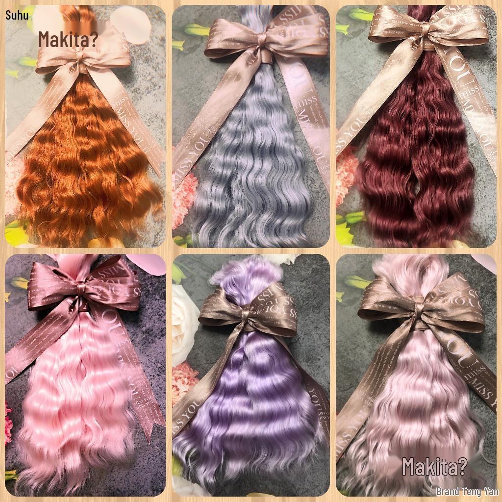 OB11/BJD Combed Mohair Hair Wefts for Blythe Doll Wigs