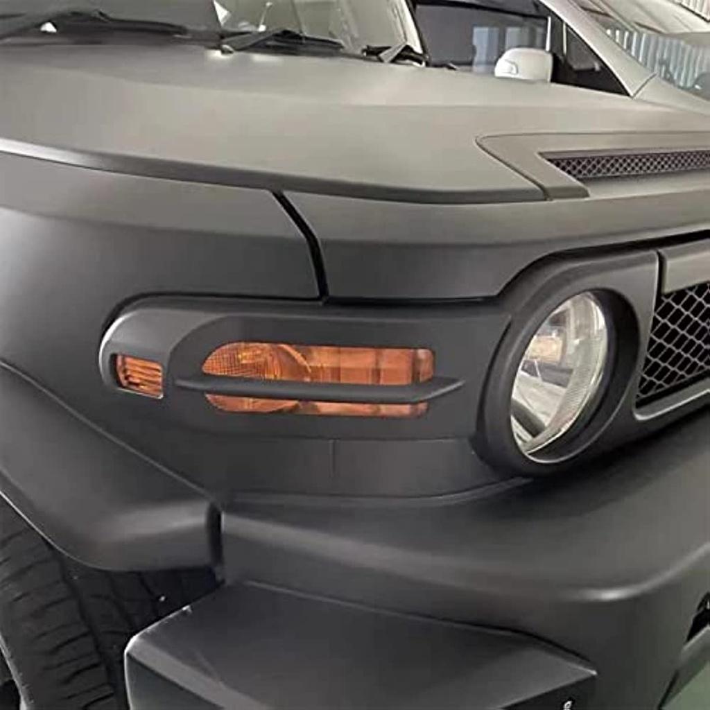 For Toyota FJ Cruiser ABS Black Car Exterior Front & Rear Lamp Protection Cover Decoration Accessories FJ Cruiser