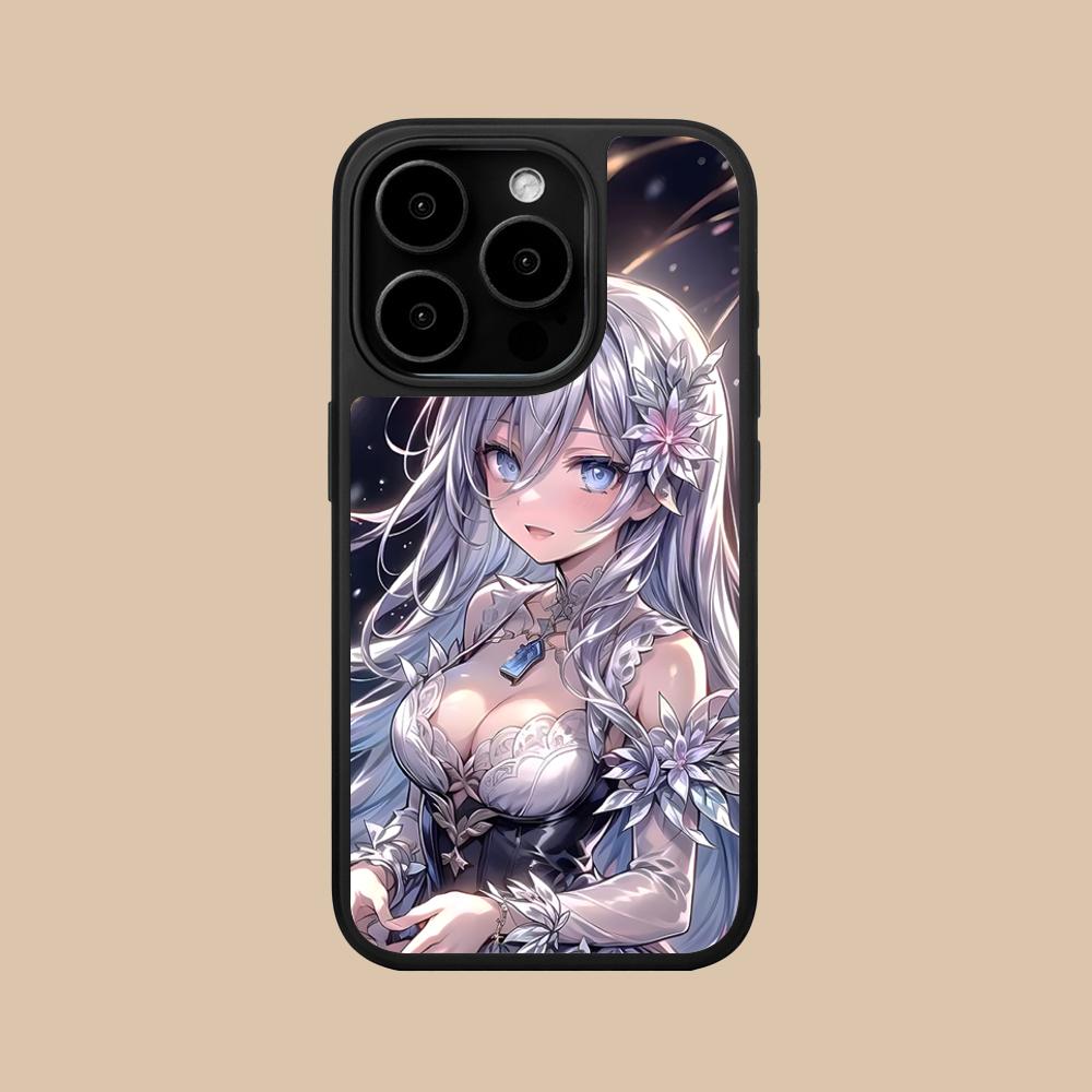 Date a Live Mio Takamiya Matte Surface Mobile Phone Case for iPhone 17 16 15 14 13 12 11 Air Pro Max Plus Colorful Cover