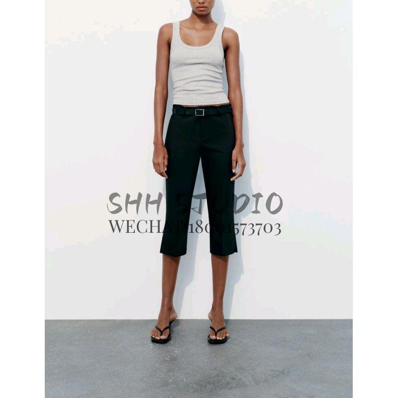 Spring New Women's Clothing Fashion Sexy Style round Neck Silm Wild Vest Sling Rib T-shirt 3253325