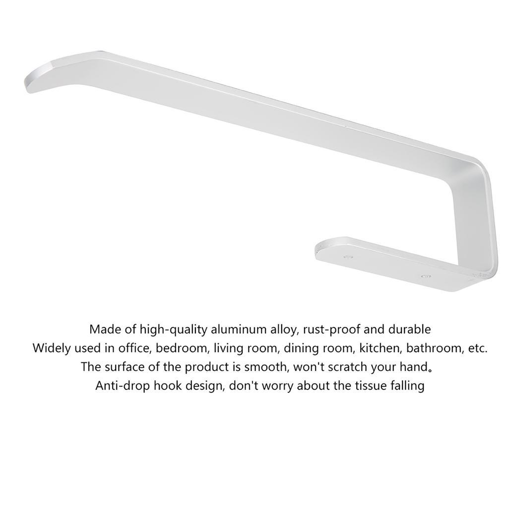 Space Alumina Towel Rack Toilet Paper Holder Bathroom Roll Paper Wall Hanging Storage