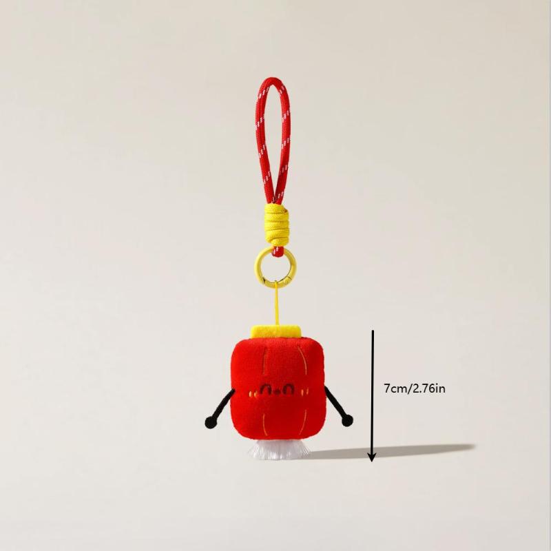 Yuanbao Gourd Shape Keychain Gourd Charm Pendant Keyring Jewelry For Girl Women Gift Bag Decoration