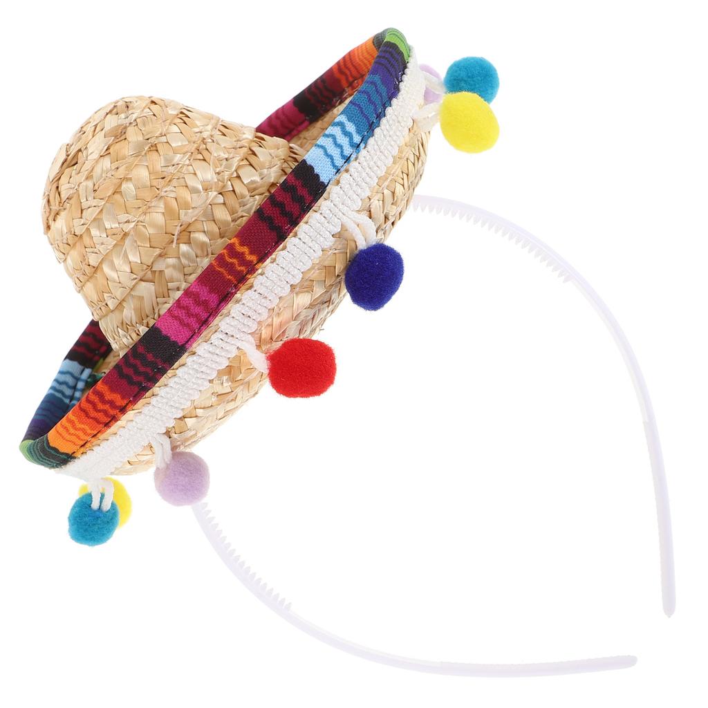 Mini mexický klobouk Dětské malé klobouky Ozdoby na narozeninovou oslavu Letní plážové sombrero Kovbojský pirátský festivalové klobouky Párty potřeby