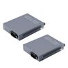 2PCS SC10 100 1000M Gigabit Fiber Media Converter AC100 250V