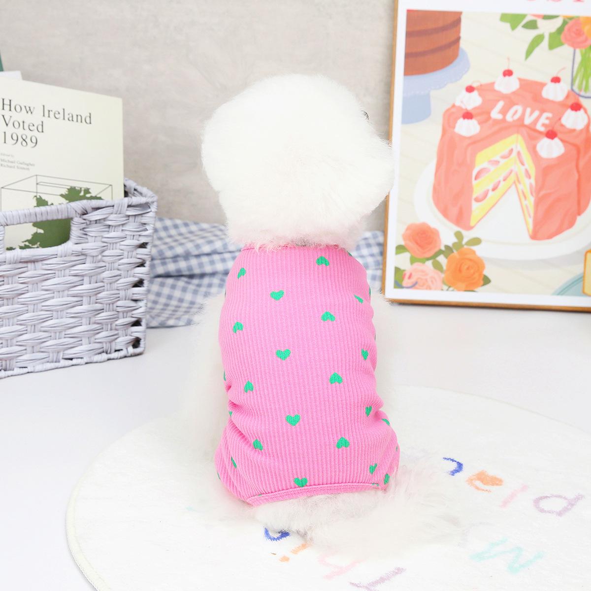 

Одежда для домашних животных весна/лето: Четырёхлапый наряд для маленькой собачки Тедди XL розы красного