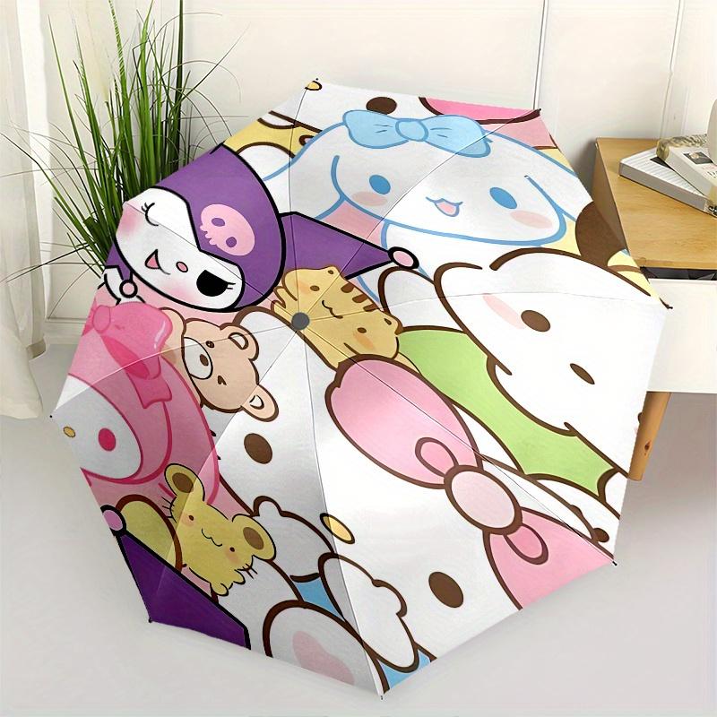 

Hello Kitty, Sanrio Characters Automatic Opening and Closing Parasol Compact Travel Umbrella with 8 Ribs for Women and Men Ideal Birthday/Ch