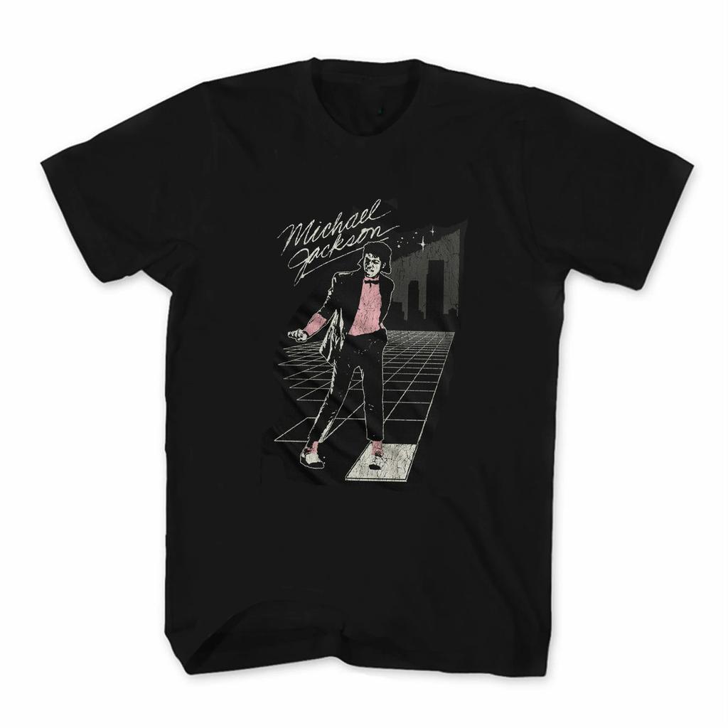 Michael Jackson Musikalbum Song Billie Jean Grafik T-Shirt Neu 100% Baumwolle Kurzarm Rundhals T-Shirt Lässiges Herren Oberteil