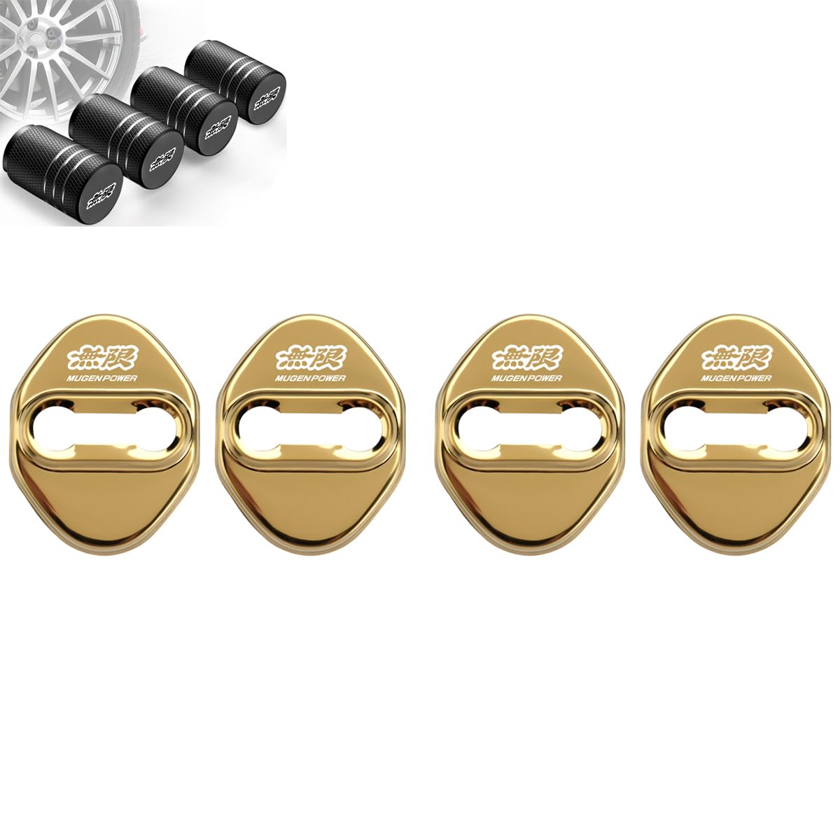 

Для Honda Mugen Custom Accessories, Накладка на дверной замок, Наклейка Infinite, Эмблема, Детали интерьера, Нержавеющая сталь золотой