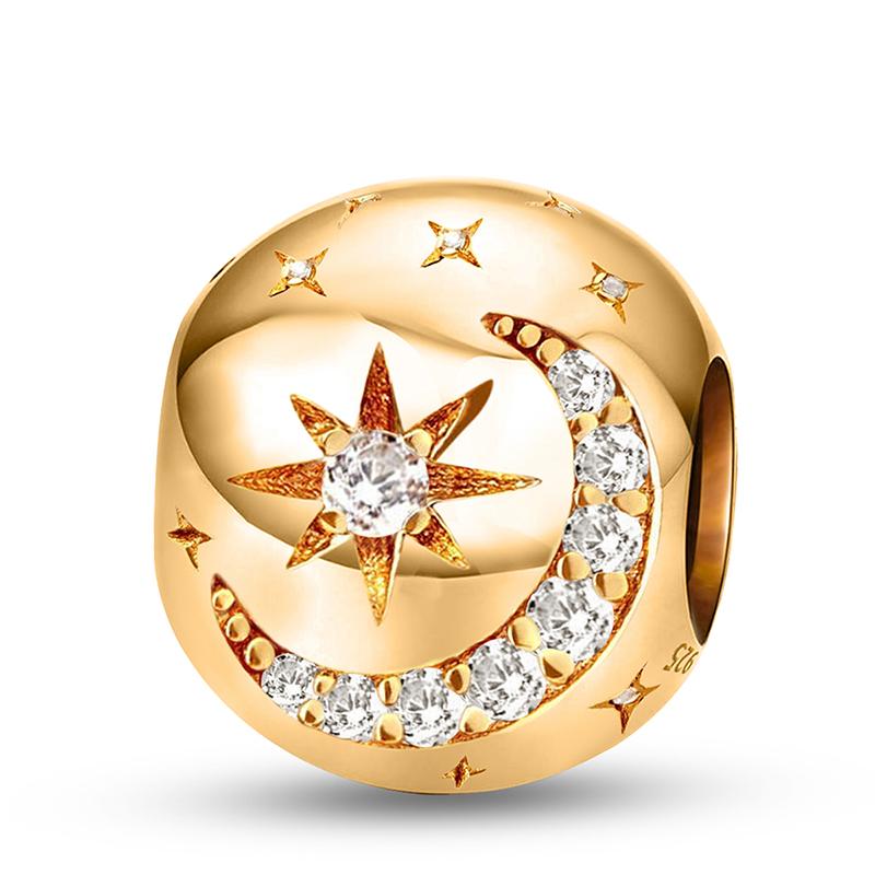 Copper Love Heart Firefly Golden Series Charms Fit Diy Making Bracelet Necklace Gift High Quality Fine Jewelry