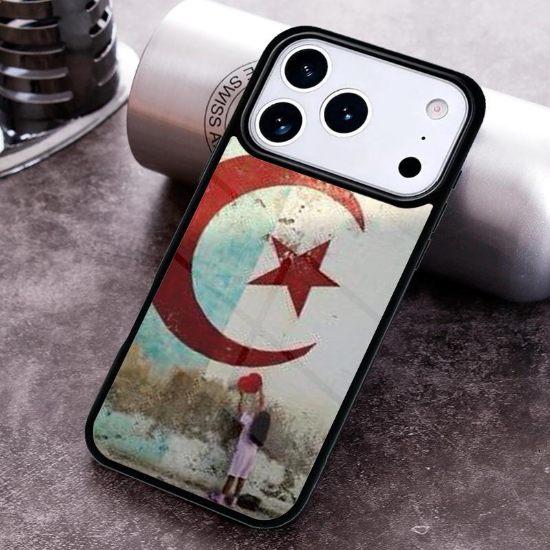 Algeria Flag Phone Case For iPhone 17 16 15 14 13 12 11 Pro Max Plus 17Air Soft Silicone Cover