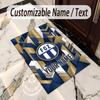 Crystal Velvet Rug FC Zürich Print Custom Name Text Floor Mat Home Decor