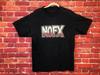 Vintage SELTEN - NOFX Punk Rock Band LOGO Schwarzes T-SHIRT SHIRT Unisex - Größe L Neue Frühling/Sommer Kollektion