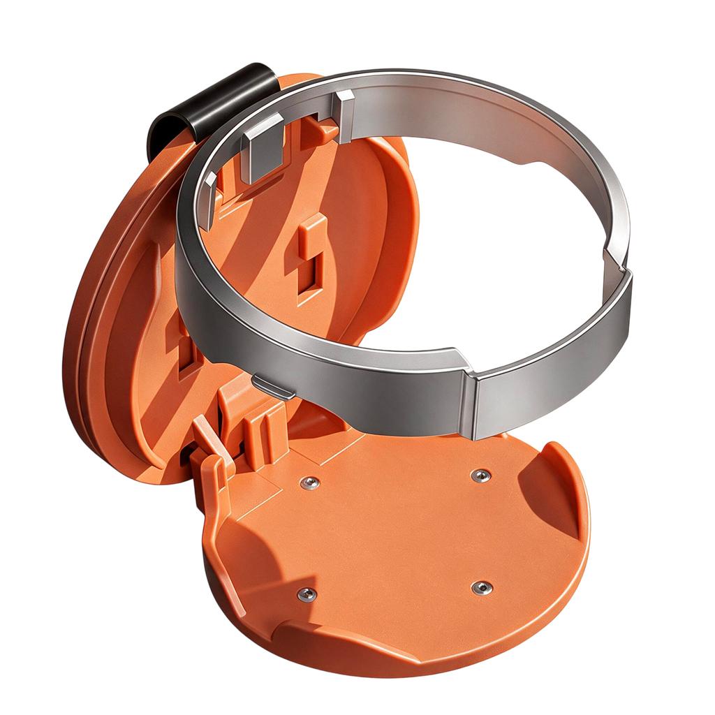 Foldable Vehicle Door Cup Holder Clip-On Wide Mouth Drink Stand for Car