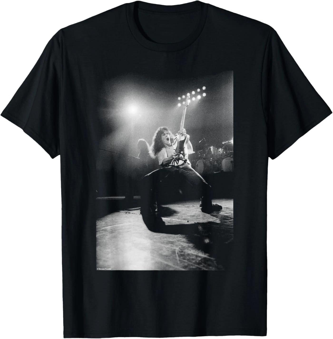 Eddie Van Halen On Stage Rainbow Theatre T-Shirt S