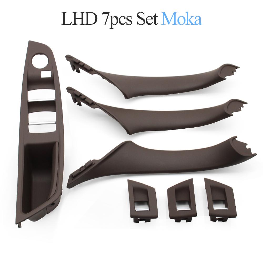 LHD High Quality Car Inner Passenger Door Panel Handle Pull Trim Cover For BMW F10 F11 F18 520 523 525 528 51417225865
