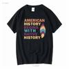 American History Begins With Native T Shirt Indigenous Vintage Washed Streetwear Comfortable Stretched Slightly Stylish Casual