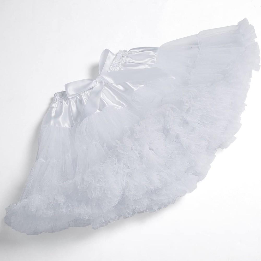 Lolita White Crinoline Skirt Fluffy Girls Petticoat Crinoline  Dress Accessories
