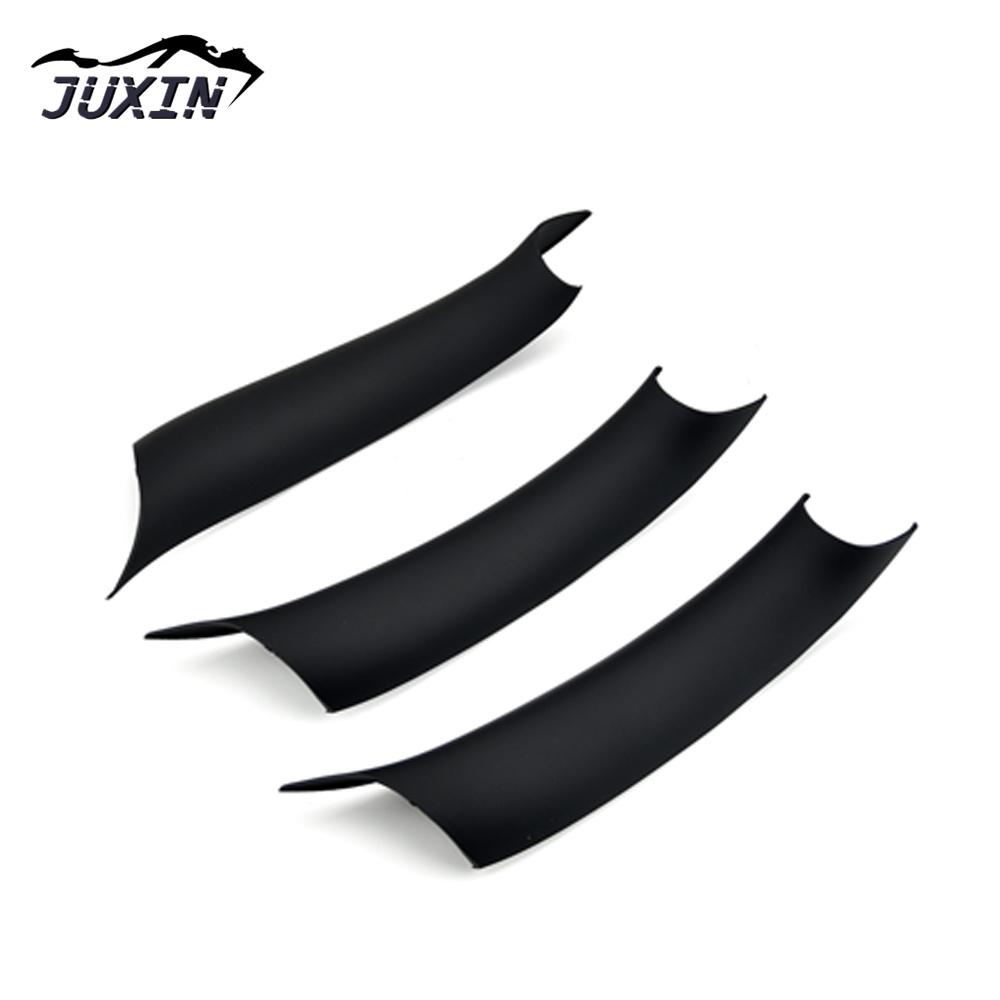 

LHD 3 шт. внутренняя дверная ручка панель защитная накладка подходит для BMW X5 X6 F15 F16 чёрный