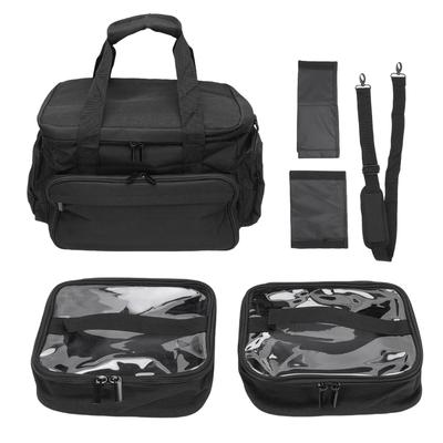 Toiletry Bag Multifunctional Cosmetic Makeup Bag Large Capacity Multiple Pockets Shaving Bag with Adjustable Shoulder