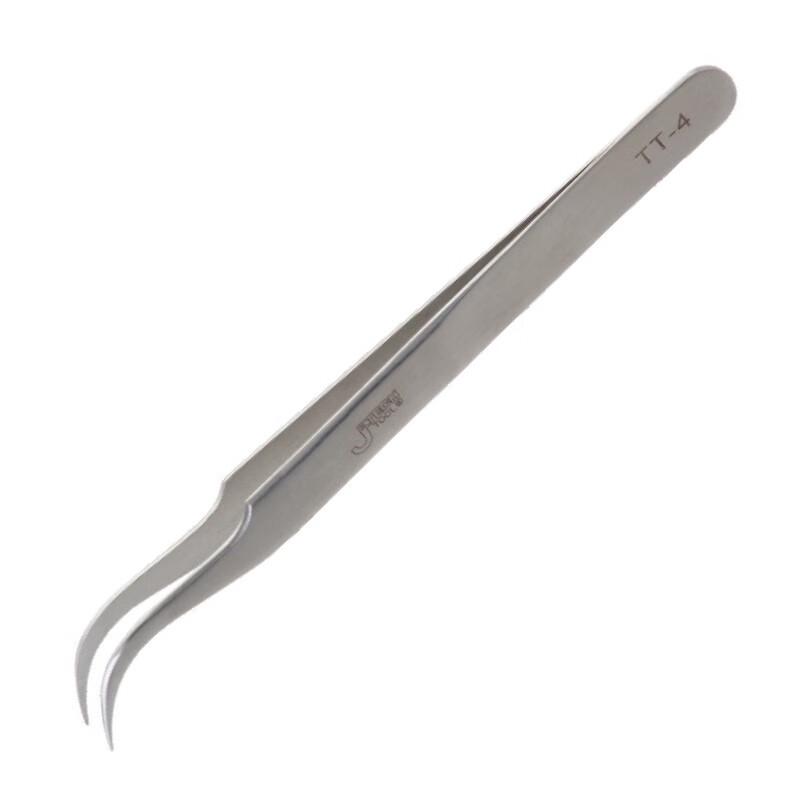 JETECH TT-4 Stainless Steel Bent-Tip Tweezer