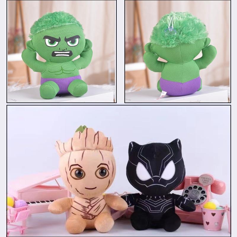 Marvel Avengers Black Panther Hulk Groot Plush Toys Soft Pp Cotton Stuffed Superheroes
