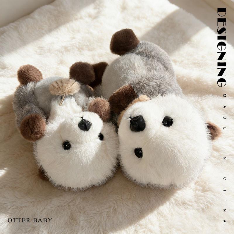 Plush Otter Toy With Short Plush Material For Kids And Gift Giving