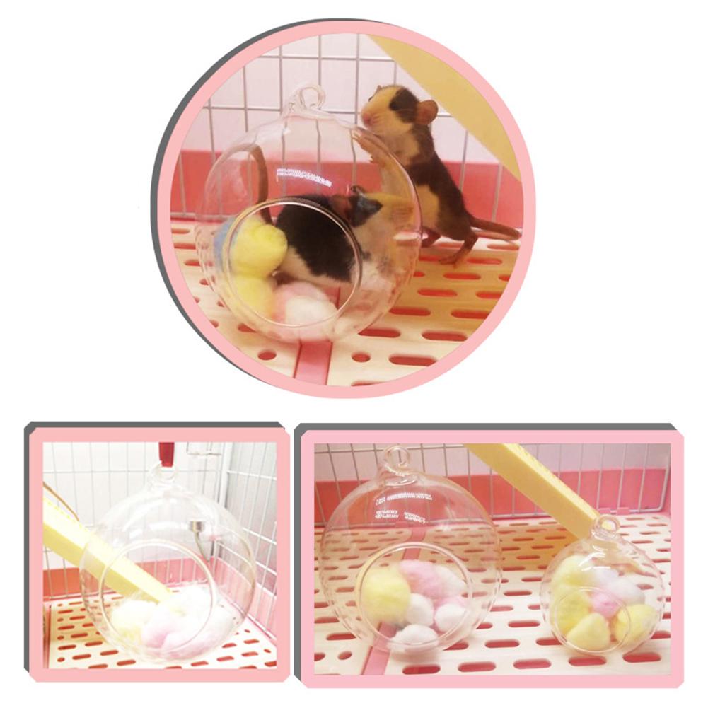 Kleines Glashaus für den Sommer, hängendes Hamsternest, Haustierbox