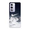 Case - Maniacase - Oppo A80 - Flexible - Black - Nike Logo Mountain Fly
