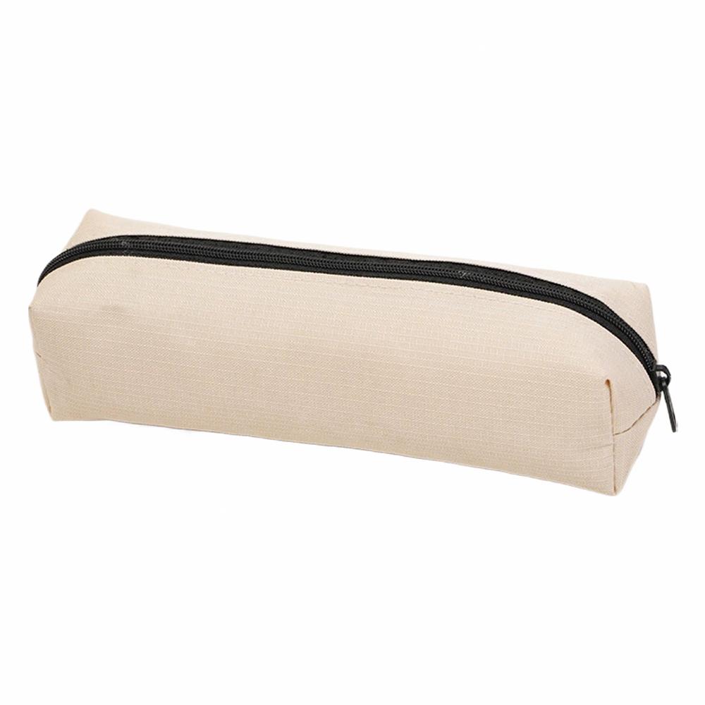 Black Simplistic High-Aesthetic Large Capacity Pencil Case for Students And Middle School Stationery Bag