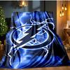 Tampa Bay Hockey Blanket Flannel Throw for Sofa, Indoor, Camping, Living Room, Office, Chair, And Bed Soft Birthday Gift