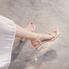 8148-5 Summer New Thick Heel Internet Celebrity Explosion Small Heel Summer Women's Shoes Korean Version of Simple Sandals