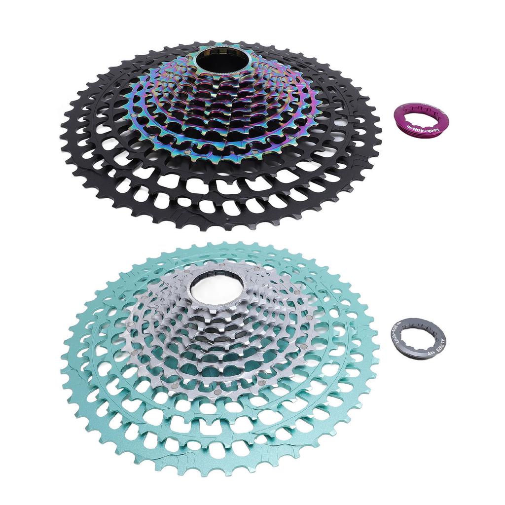 Mountain Bike Cassette 12 Speed Low Noise Hollow Design Aluminum Alloy Lightweight Cassette Sprocket