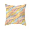 Home Decoration Geometric Space Printed Pillow Cover Colorful and Bright Sofa Cushion Cover