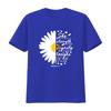Womens Christian Bible Verse Proverbs 31 28 White Daisy Flower T Shirt Black vintage Washed Versatile Soft