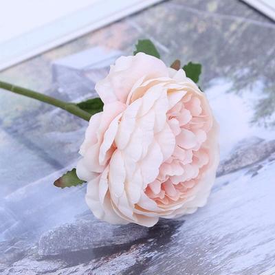5 Pcs Artificial Flower Peony Fake Flower Silk Tea Rose for Home Wedding Party Decoration