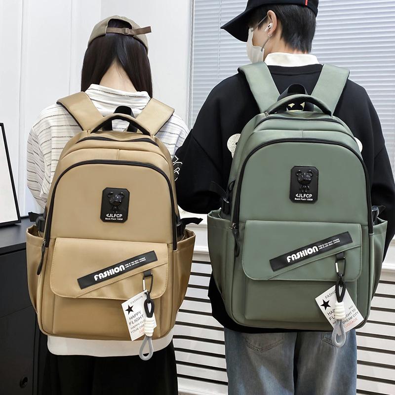 Campus Schoolbag for Male High School Students Large Capacity Japanese College Style Backpack Leisure Outdoor Female College Student Backpack Tide