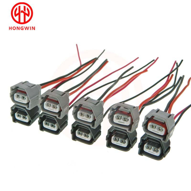 2-way 2 pin 90980-10901 for Ignition Coil Connector Plug Cable Wire Harness For Hyundai Accent 1.6L Elantra J3 Toyota Kia