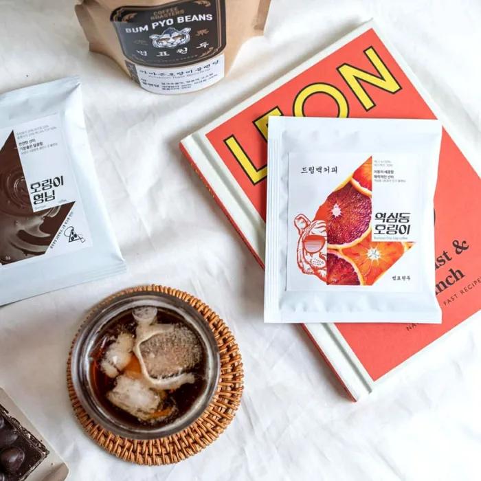 7ea of Tiger Brother Drip Bag Coffee from Beompyo Wondu (Well-balanced Smoothness)