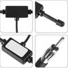 Car Stereo AM FM Dipole Antenna Hidden Adhesive Mount AM FM Radio Antenna DIN Plug Connector for Vehicle Car Truck SUV Radio Stereo Head Unit