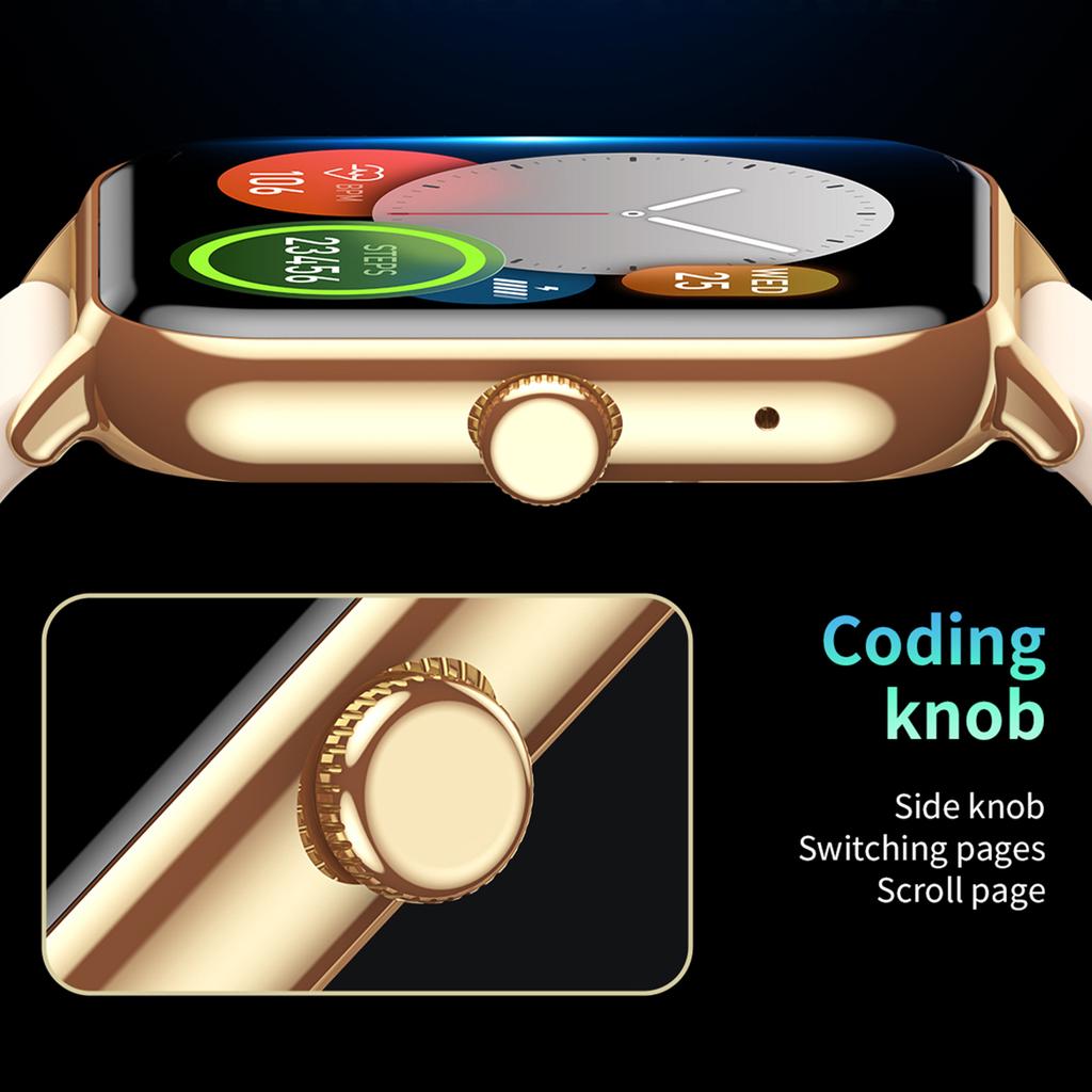 CY13 1.9 inch HD Screen Bluetooth-compatible Call Smart Watch Heart Rate Health Monitoring Sports Watch