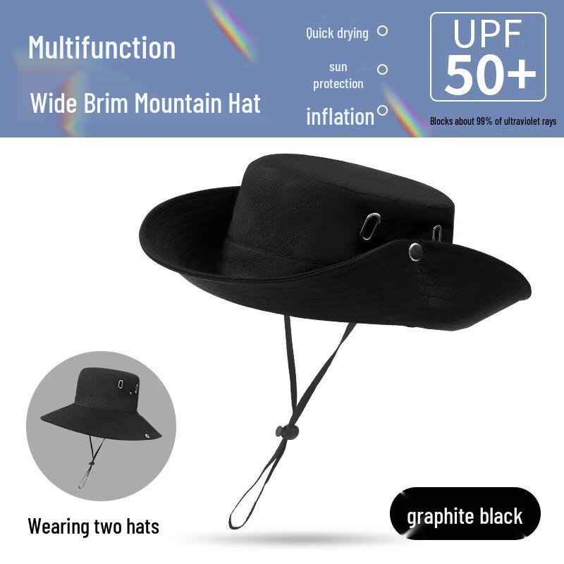 

Мужская уличная шляпа от солнца: Широкие поля для пеших походов, альпинизма, рыбалки и приключений в пустыне