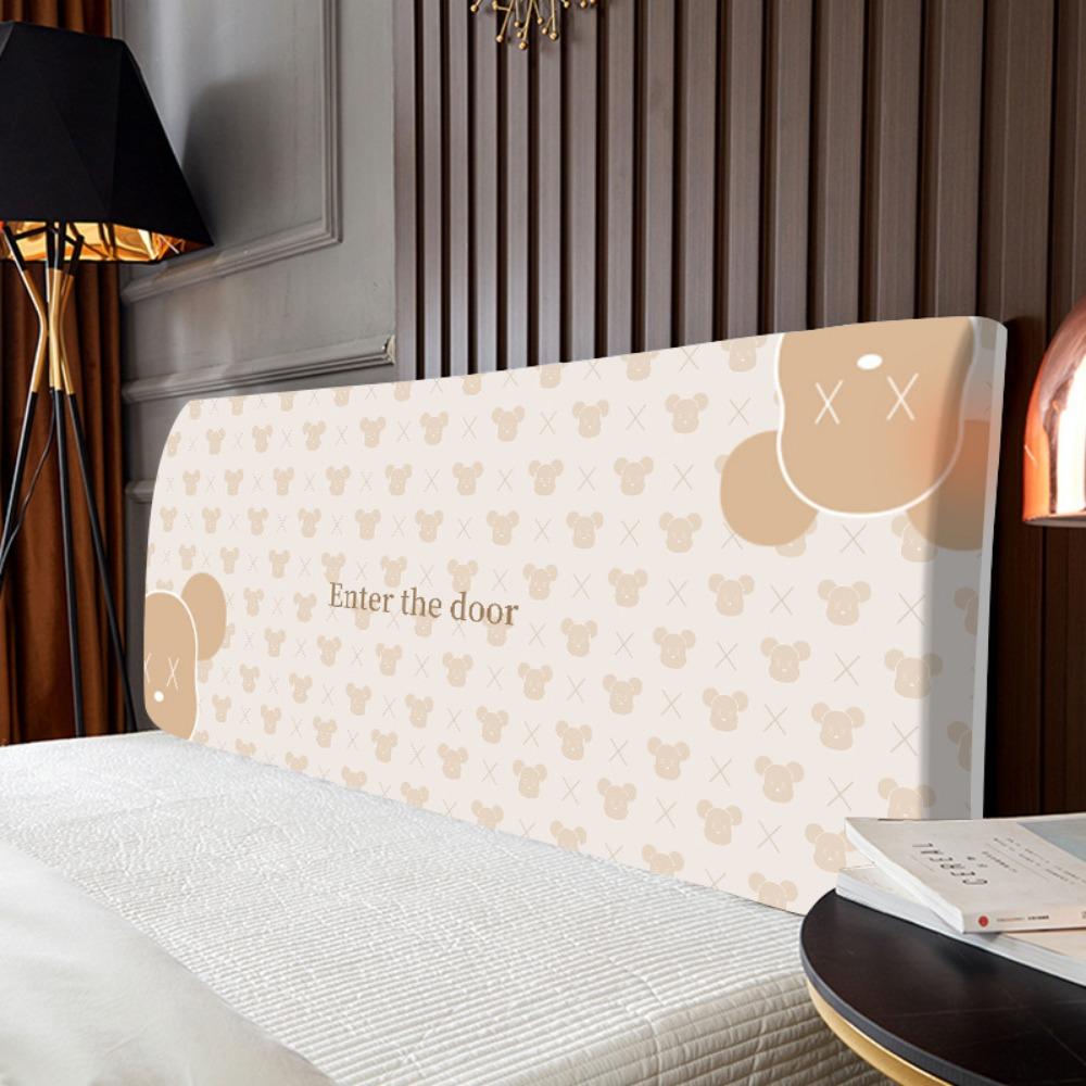 Nordic Nantong Bedside Cover Bedroom Bedside Backrest Cover Elastic Dustproof Soft Bag Fabric Protective Cover